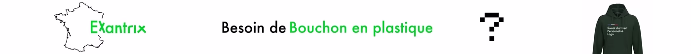 Bouchon plastique de tube, réservoir ou bidon