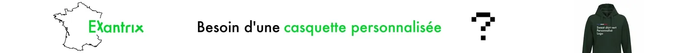 Casquettes personnalisées sur mesure