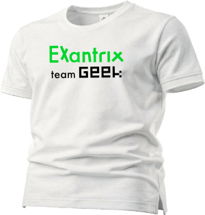 T-shirt personnalisé team geek Exantrix