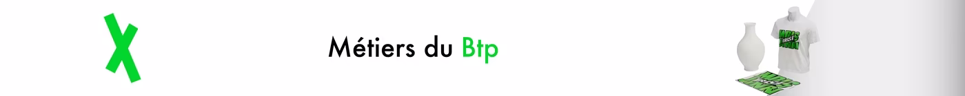 Textile Btp, Tenue et tee shirt personnalisé de chantier