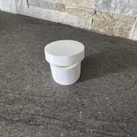 Boite ronde couvercle de fermeture sur mesure en plastique