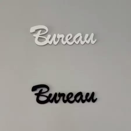 Bureau en 3D – Plaque Murale Décorative à Coller