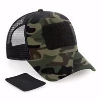 Casquette militaire personnalisée avec patch amovible