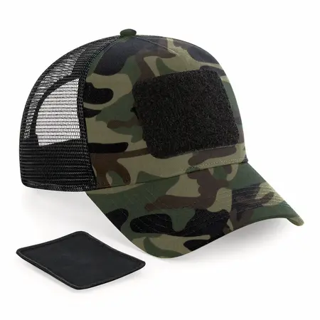 Casquette militaire personnalisée avec patch amovible