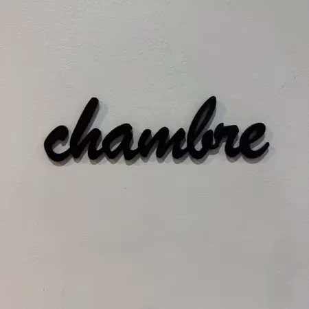 Chambre 3d pour decoration de porte et mur