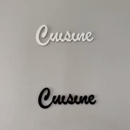 Cuisine en impression 3d murale