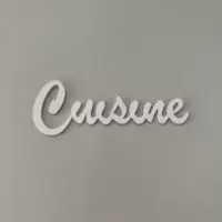 Cuisine en relief impression 3d murale