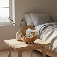 Décoration de prénom en bois et impression 3d pour enfant