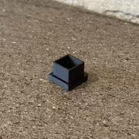 Embout de tube carrée 1 cm en 3d