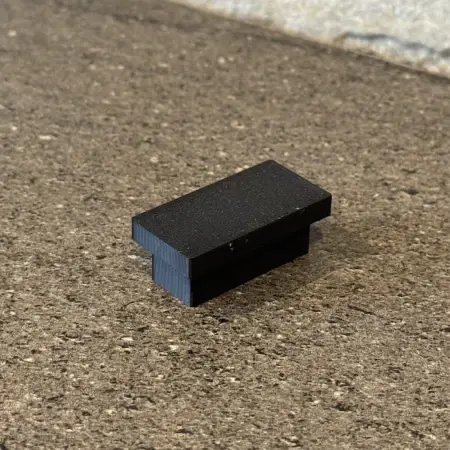 Embout de tube 3d, 1 x 2cm exterieur