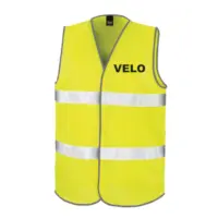 Gilet jaune velo fluorescent et haute visibilité