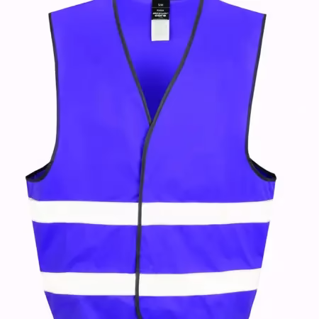 Gilet personnalisé en fluo de sécurité en jaune, orange