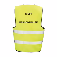 Gilet réfléchissant personnalisé pour la sécurité du personn