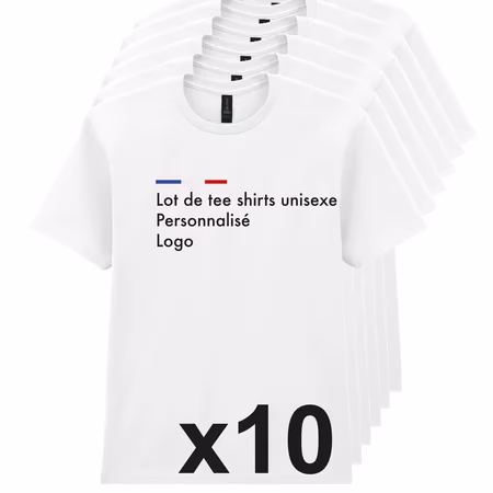 10 t-shirts personnalisables