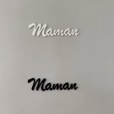 Maman 3d pour signalétique porte