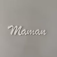 Affichage de porte Maman  impression 3D PLA