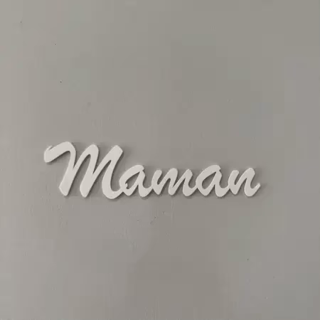 Affichage de porte Maman impression 3D PLA