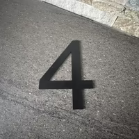 Chiffre en 3d ou uméro en plastique sur mesure