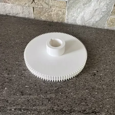 Pignon plastique sur mesure en 3d