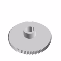 Pignon plastique sur mesure en 3d