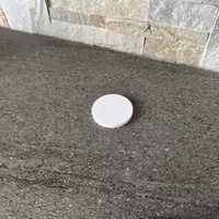 Plaque ronde fabriquée en impression 3D plastique