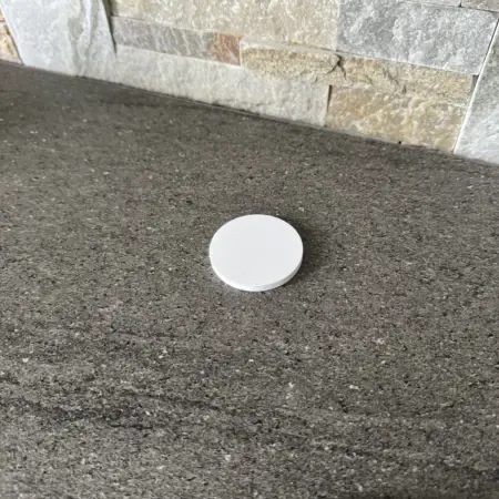 plaque percé en forme de rond avec diametre au choix
