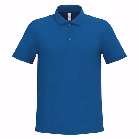 Polo bleu pour homme personnalisé publicitaire