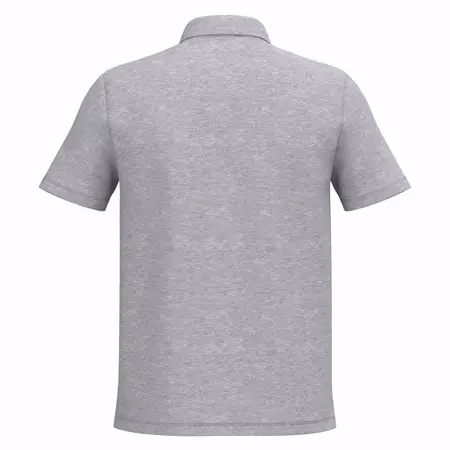 Polo gris personnalisé homme pour transfert Dtf