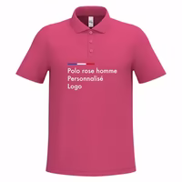 Polo rose fuchsia homme personnalisé de qualité