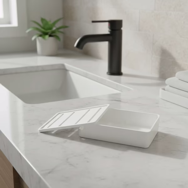 Porte savon pour lavabo en 3d