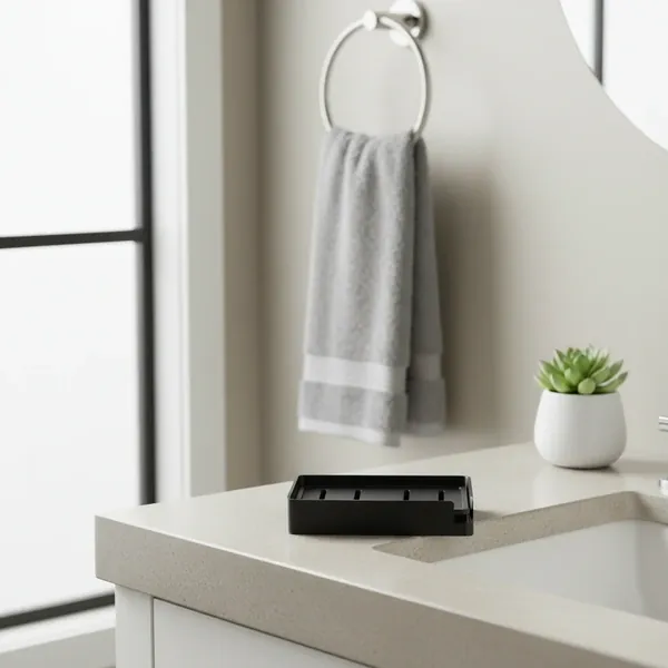 Porte savon pour lavabo en 3d