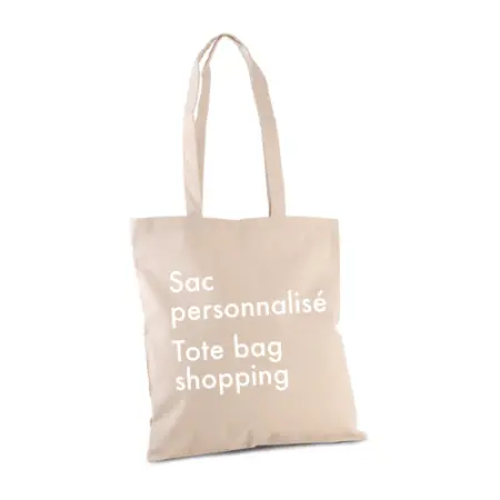 Sac personnalisé à bandoulière en coton bio
