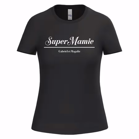 T-shirt fête des grands mères personnalisé femme