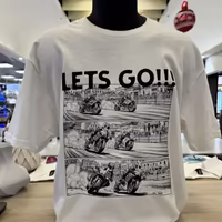 Tee shirt moto homme avec le style bande dessiné