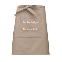 Tablier mi long personnalisable