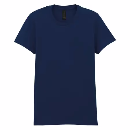 Tee shirt bleu marine femme personnalisé pour le travail