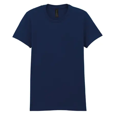 Tee shirt bleu marine femme personnalisé pour le travail