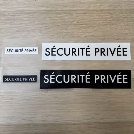 Sécurité privée en Transfert Dtf pour tenue d'agent